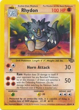 Rhydon (45/64) [Jungle Unlimited] | Arkham Games and Comics