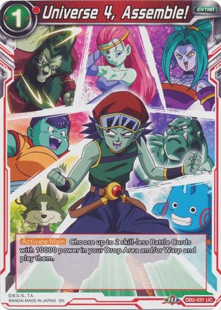 Universe 4, Assemble! (Reprint) (DB2-031) [Battle Evolution Booster] | Arkham Games and Comics