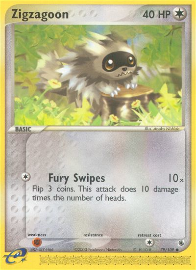 Zigzagoon (79/109) [EX: Ruby & Sapphire] | Arkham Games and Comics