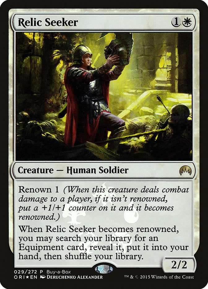 Relic Seeker (Buy-A-Box) [Magic Origins Promos] | Arkham Games and Comics