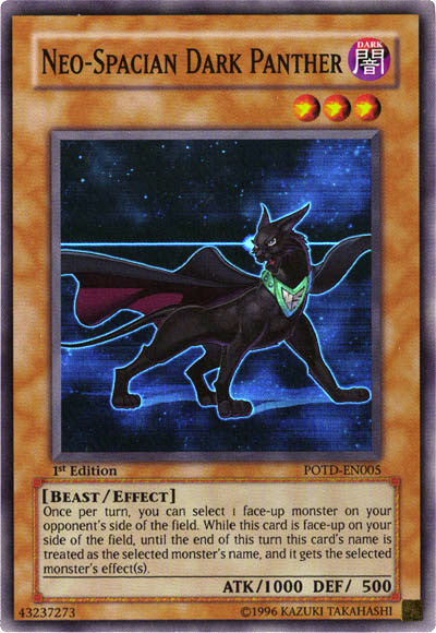 Neo-Spacian Dark Panther [POTD-EN005] Super Rare | Arkham Games and Comics