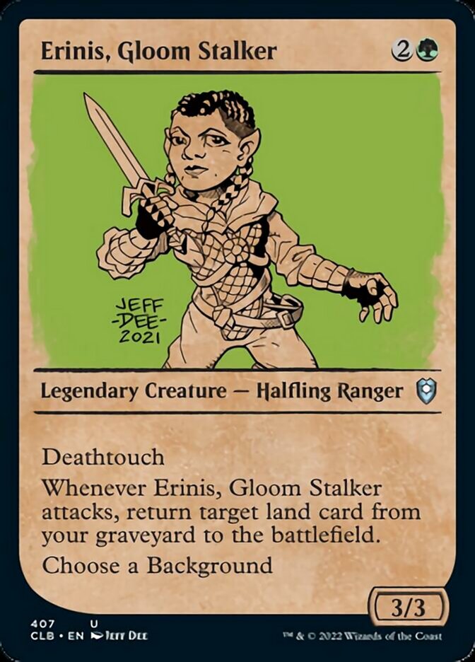 Erinis, Gloom Stalker (Showcase) [Commander Legends: Battle for Baldur's Gate] | Arkham Games and Comics