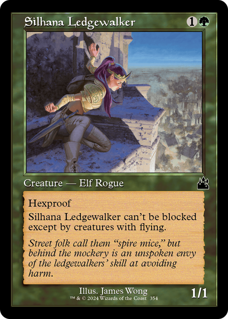 Silhana Ledgewalker (Retro Frame) [Ravnica Remastered] | Arkham Games and Comics