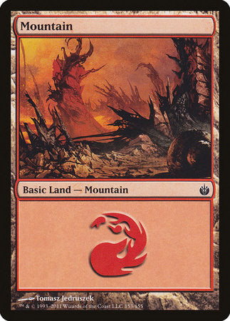 Mountain (153) [Mirrodin Besieged] | Arkham Games and Comics