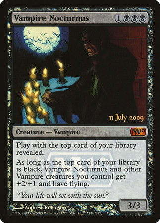 Vampire Nocturnus [Magic 2010 Promos] | Arkham Games and Comics