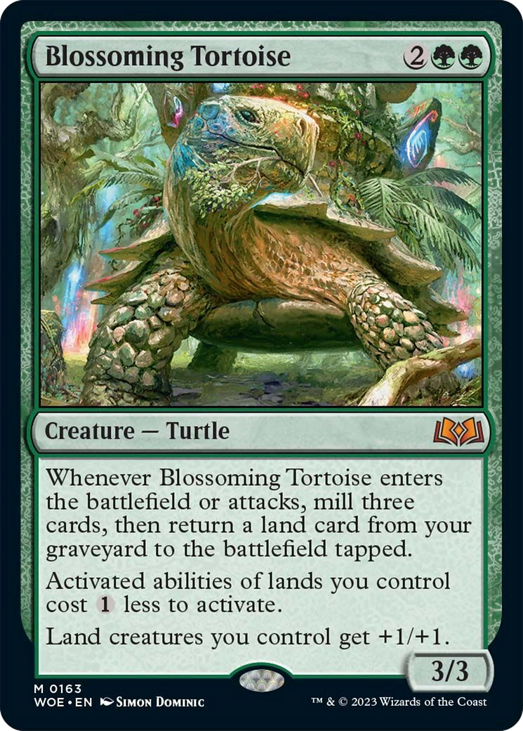 Blossoming Tortoise [Wilds of Eldraine] | Arkham Games and Comics
