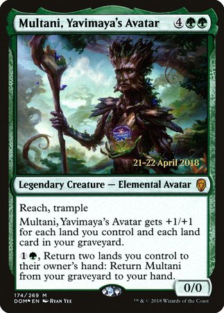 Multani, Yavimaya's Avatar [Dominaria Promos] | Arkham Games and Comics