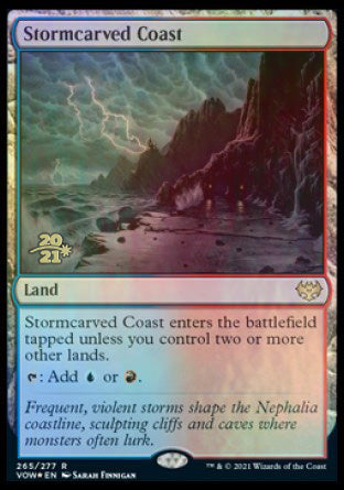 Stormcarved Coast [Innistrad: Crimson Vow Prerelease Promos] | Arkham Games and Comics