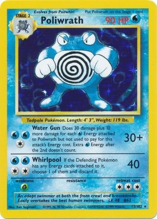 Poliwrath (13/102) [Base Set Unlimited] | Arkham Games and Comics
