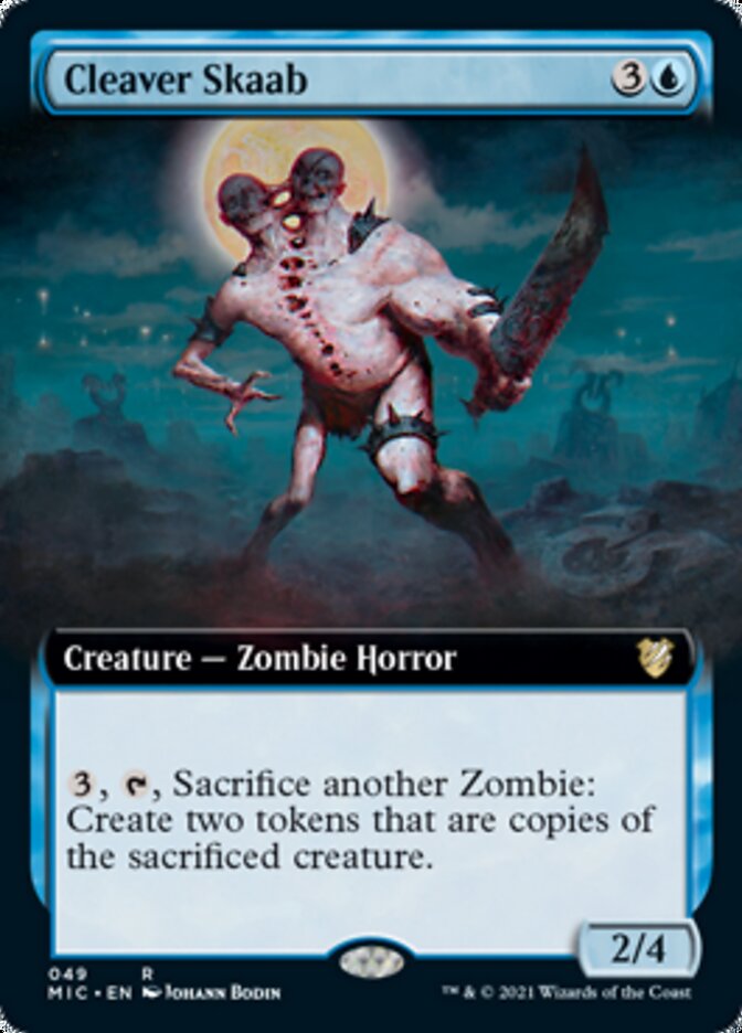 Cleaver Skaab (Extended) [Innistrad: Midnight Hunt Commander] | Arkham Games and Comics