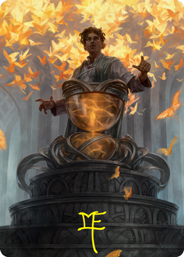 Introduction to Prophecy Art Card (Gold-Stamped Signature) [Strixhaven: School of Mages Art Series] | Arkham Games and Comics