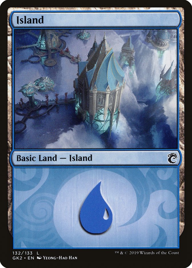 Island (132) [Ravnica Allegiance Guild Kit] | Arkham Games and Comics