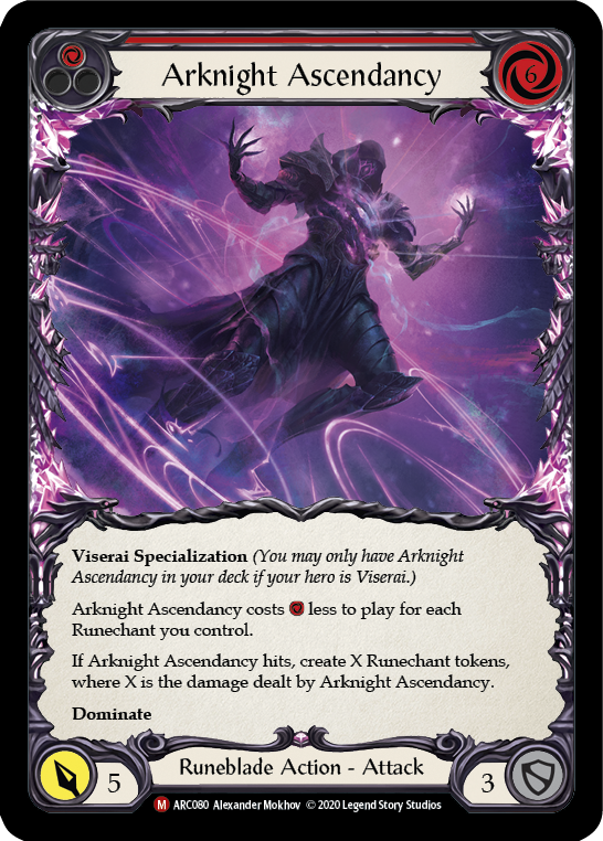 Arknight Ascendancy [U-ARC080] (Arcane Rising Unlimited)  Unlimited Rainbow Foil | Arkham Games and Comics