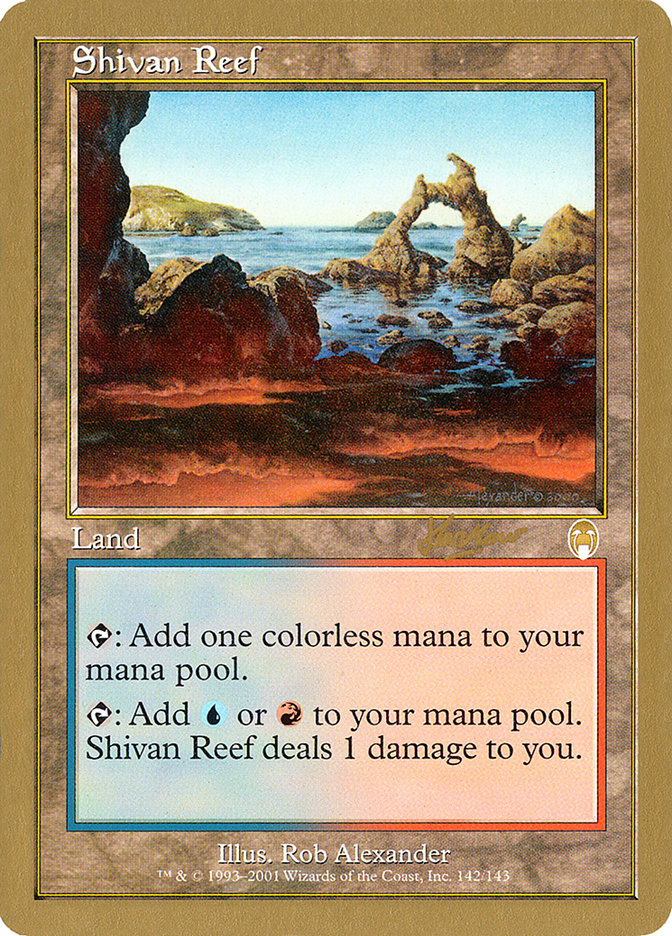 Shivan Reef (Sim Han How) [World Championship Decks 2002] | Arkham Games and Comics