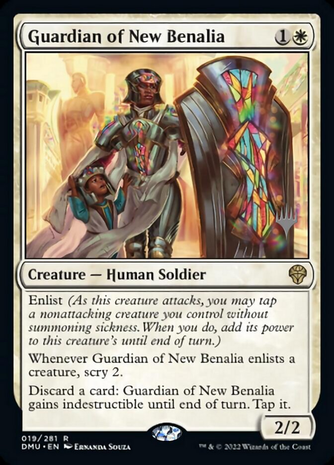 Guardian of New Benalia (Promo Pack) [Dominaria United Promos] | Arkham Games and Comics