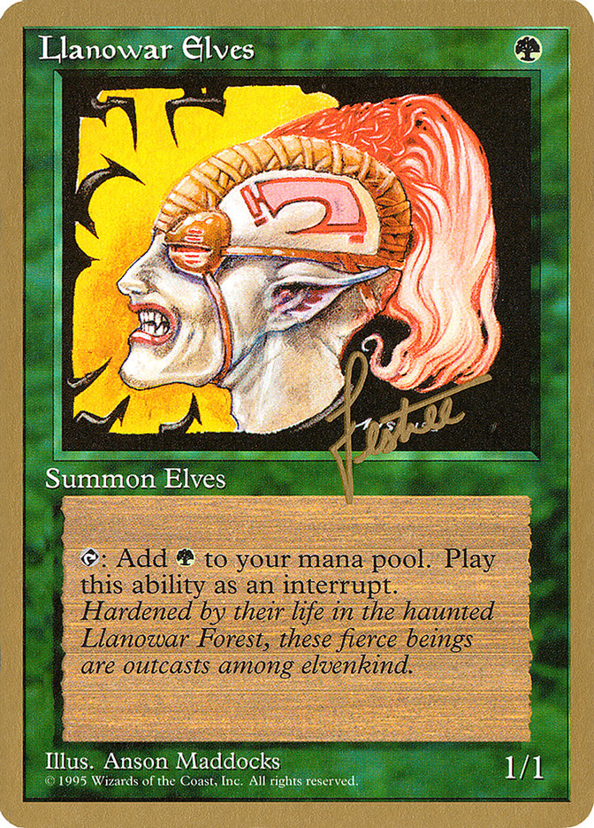 Llanowar Elves (Bertrand Lestree) [Pro Tour Collector Set] | Arkham Games and Comics