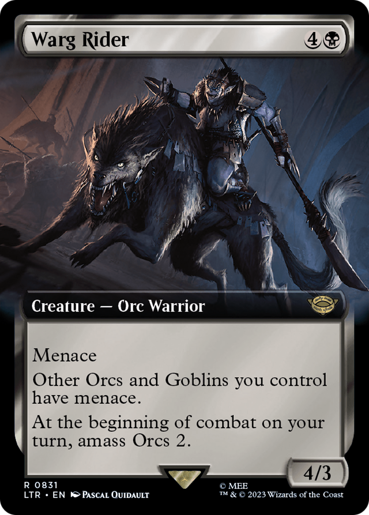 Warg Rider (Extended Art) [The Lord of the Rings: Tales of Middle-Earth] | Arkham Games and Comics