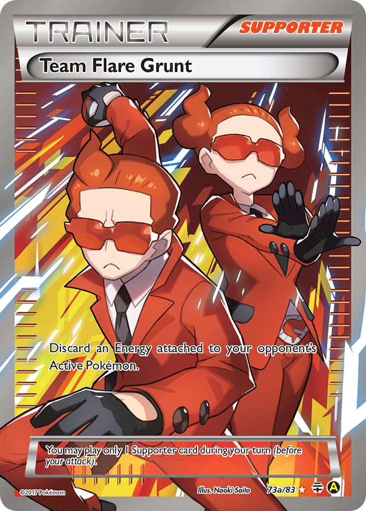 Team Flare Grunt (73a/83) [Alternate Art Promos] | Arkham Games and Comics