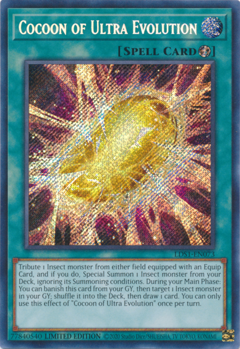 Cocoon of Ultra Evolution [LDS1-EN073] Secret Rare | Arkham Games and Comics