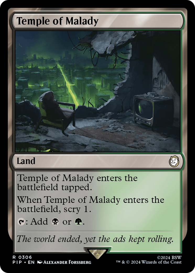 Temple of Malady [Fallout] | Arkham Games and Comics
