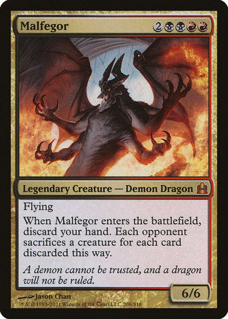 Malfegor [Commander 2011] | Arkham Games and Comics