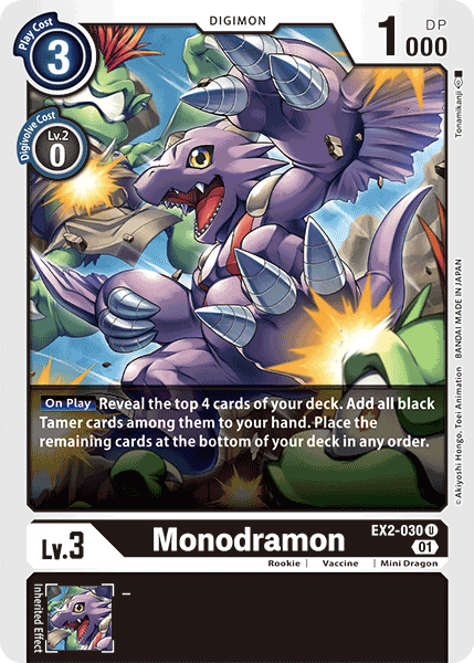 Monodramon [EX2-030] [Digital Hazard] | Arkham Games and Comics