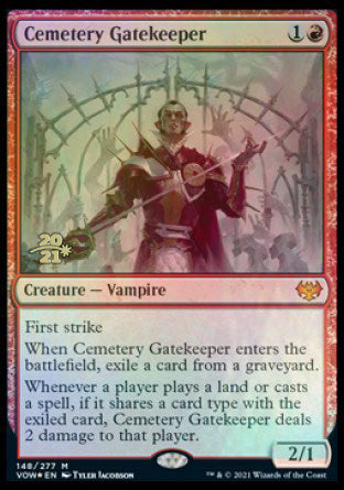 Cemetery Gatekeeper [Innistrad: Crimson Vow Prerelease Promos] | Arkham Games and Comics