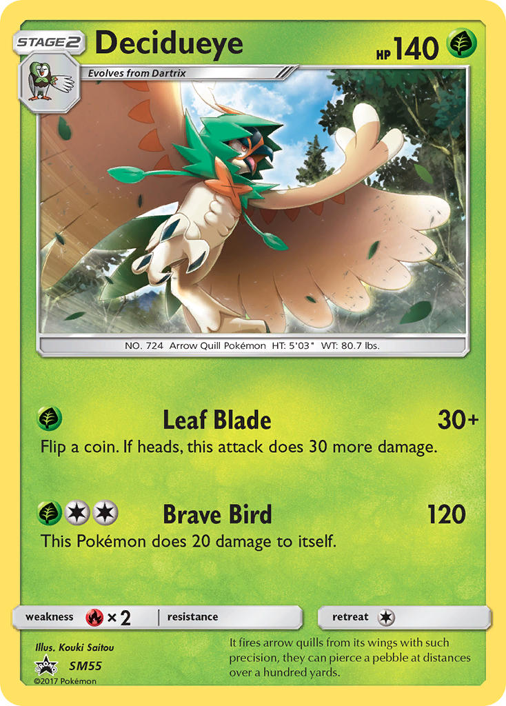 Decidueye (SM55) [Sun & Moon: Black Star Promos] | Arkham Games and Comics