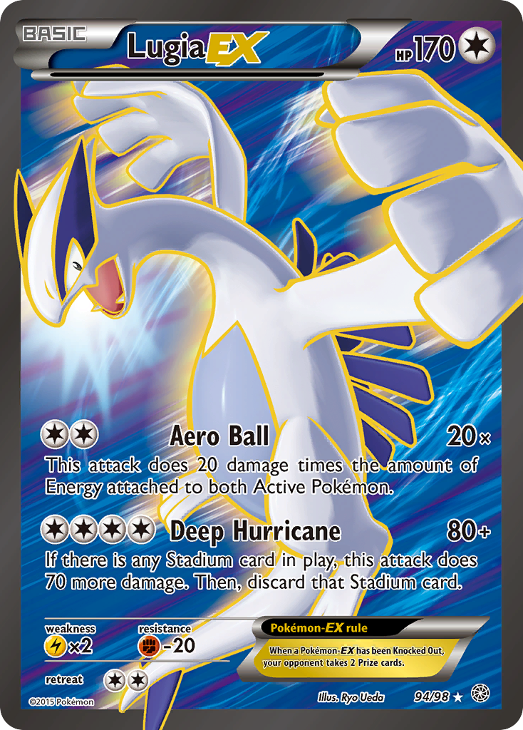Lugia EX (94/98) [XY: Ancient Origins] | Arkham Games and Comics