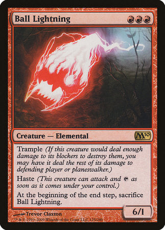 Ball Lightning [Magic 2010] | Arkham Games and Comics