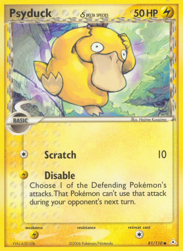 Psyduck (81/110) (Delta Species) [EX: Holon Phantoms] | Arkham Games and Comics