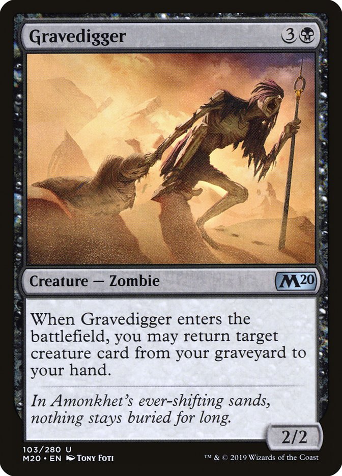 Gravedigger [Core Set 2020] | Arkham Games and Comics