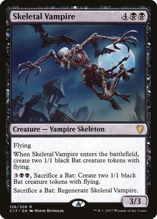 Skeletal Vampire [Commander 2017] | Arkham Games and Comics