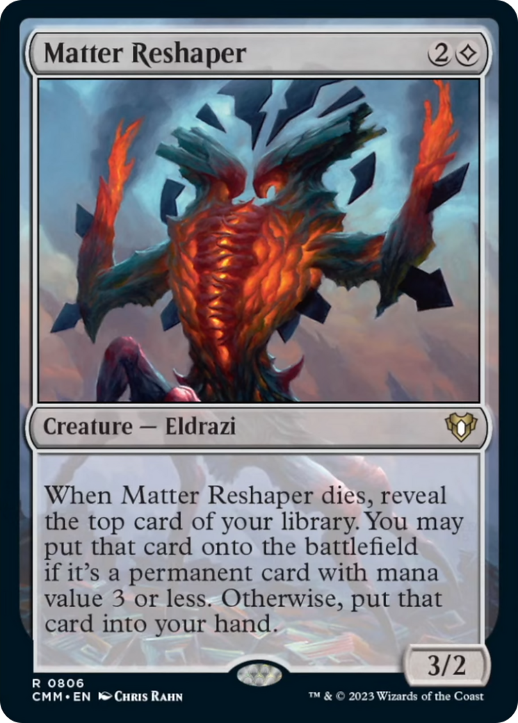 Matter Reshaper [Commander Masters] | Arkham Games and Comics