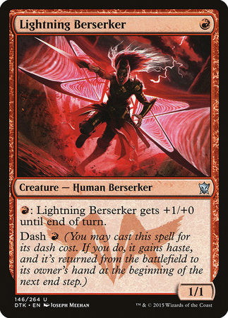 Lightning Berserker [Dragons of Tarkir] | Arkham Games and Comics