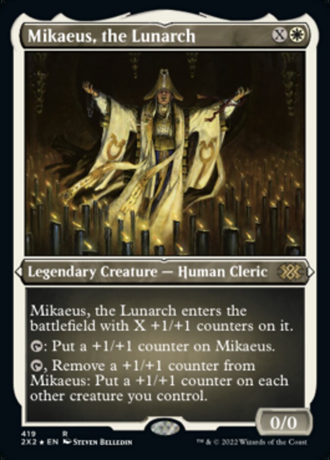 Mikaeus, the Lunarch (Foil Etched) [Double Masters 2022] | Arkham Games and Comics