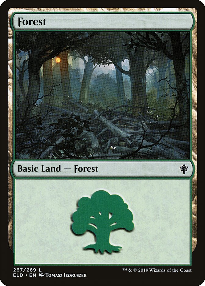 Forest (267) [Throne of Eldraine] | Arkham Games and Comics