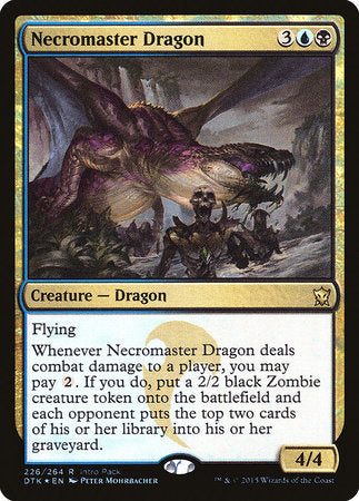 Necromaster Dragon [Dragons of Tarkir Promos] | Arkham Games and Comics