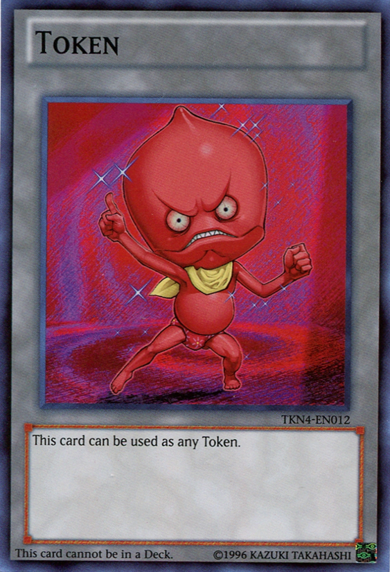 Ojama Token (Red) [TKN4-EN012] Super Rare | Arkham Games and Comics