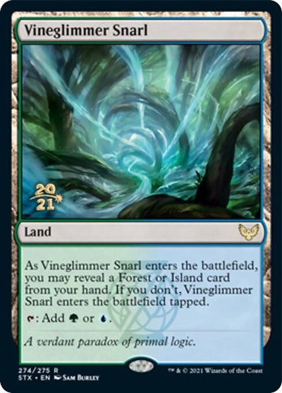 Vineglimmer Snarl [Strixhaven: School of Mages Prerelease Promos] | Arkham Games and Comics