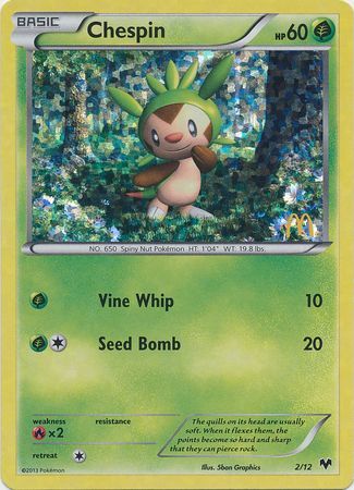 Chespin (2/12) [McDonald's Promos: 2014 Collection] | Arkham Games and Comics