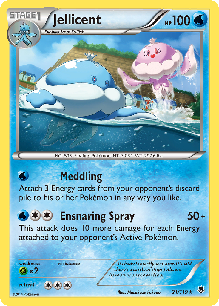 Jellicent (21/119) [XY: Phantom Forces] | Arkham Games and Comics