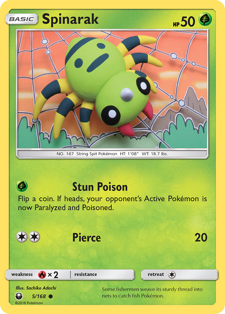 Spinarak (5/168) [Sun & Moon: Celestial Storm] | Arkham Games and Comics