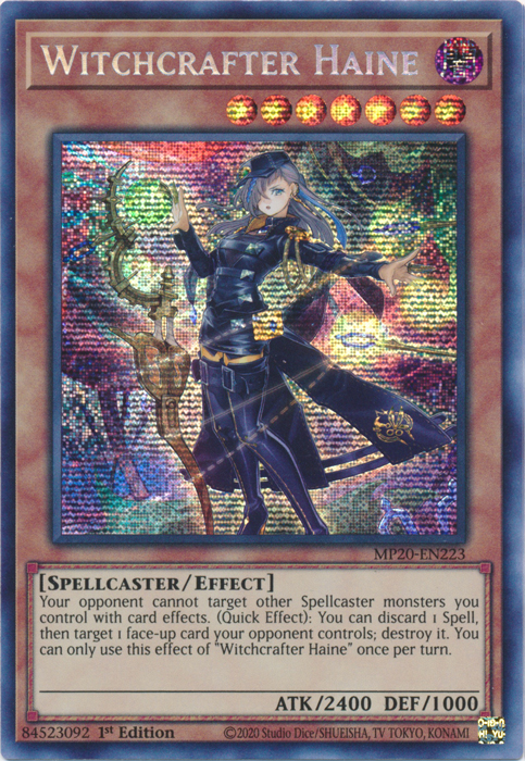 Witchcrafter Haine [MP20-EN223] Prismatic Secret Rare | Arkham Games and Comics