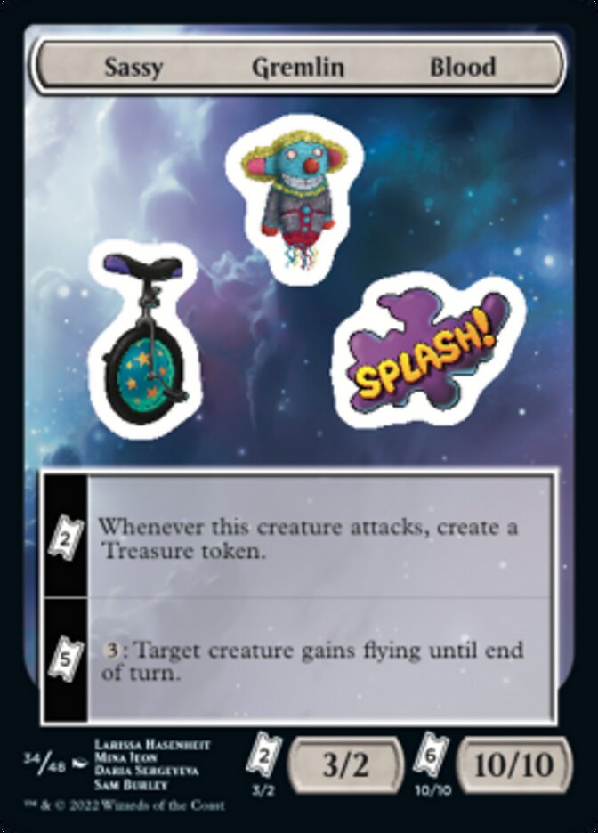 Sassy Gremlin Blood [Unfinity Stickers] | Arkham Games and Comics