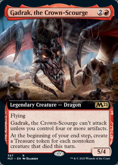 Gadrak, the Crown-Scourge (Extended Art) [Core Set 2021] | Arkham Games and Comics