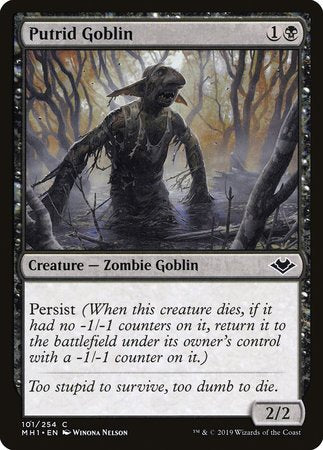 Putrid Goblin [Modern Horizons] | Arkham Games and Comics