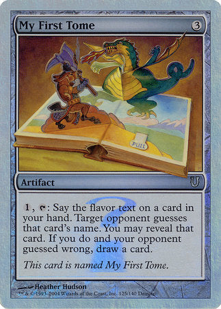 My First Tome (Alternate Foil) [Unhinged] | Arkham Games and Comics