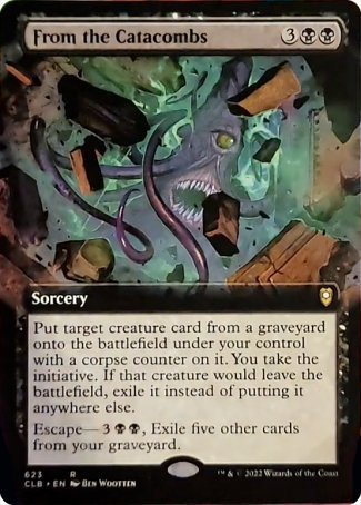 From the Catacombs (Extended Art) [Commander Legends: Battle for Baldur's Gate] | Arkham Games and Comics