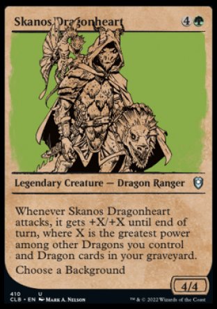 Skanos Dragonheart (Showcase) [Commander Legends: Battle for Baldur's Gate] | Arkham Games and Comics